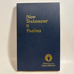 New Testament & Psalms" published by The Gideons